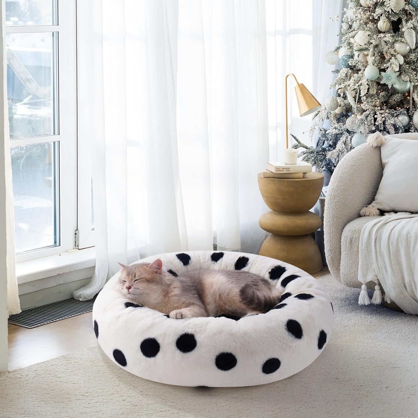 Donut Cat Bed For Indoor Cats