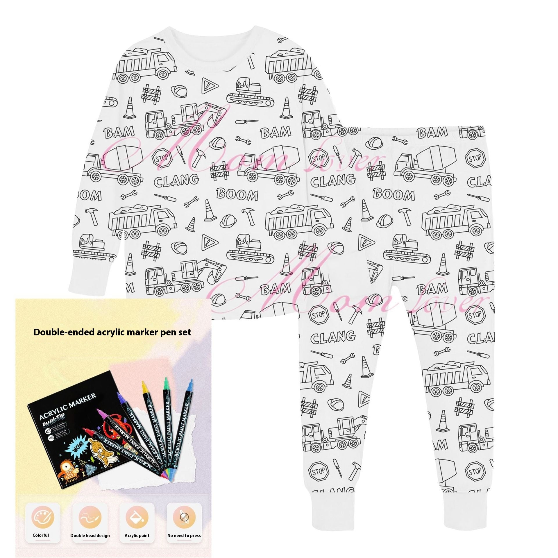 Children's DIY Hand-painted  Suit
