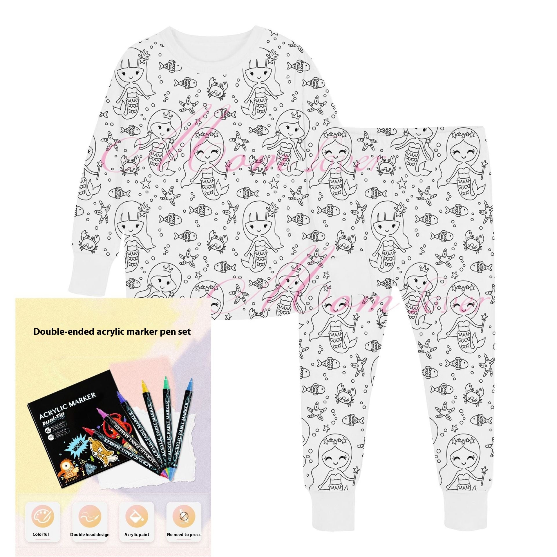 Children's DIY Hand-painted  Suit