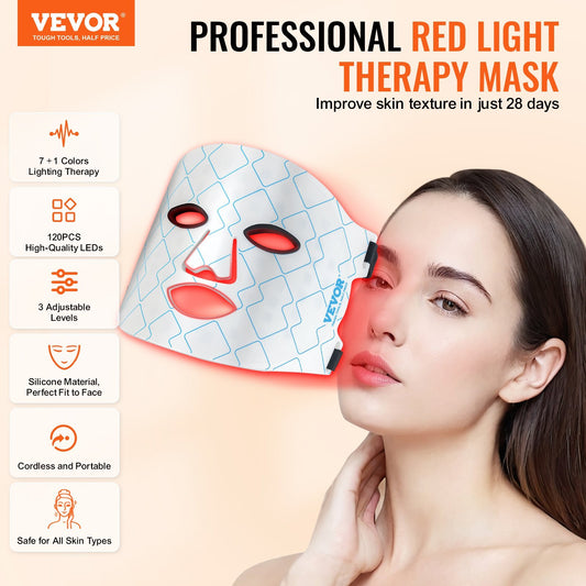 Red Light Therapy Mask 7-Color LED Face Mask