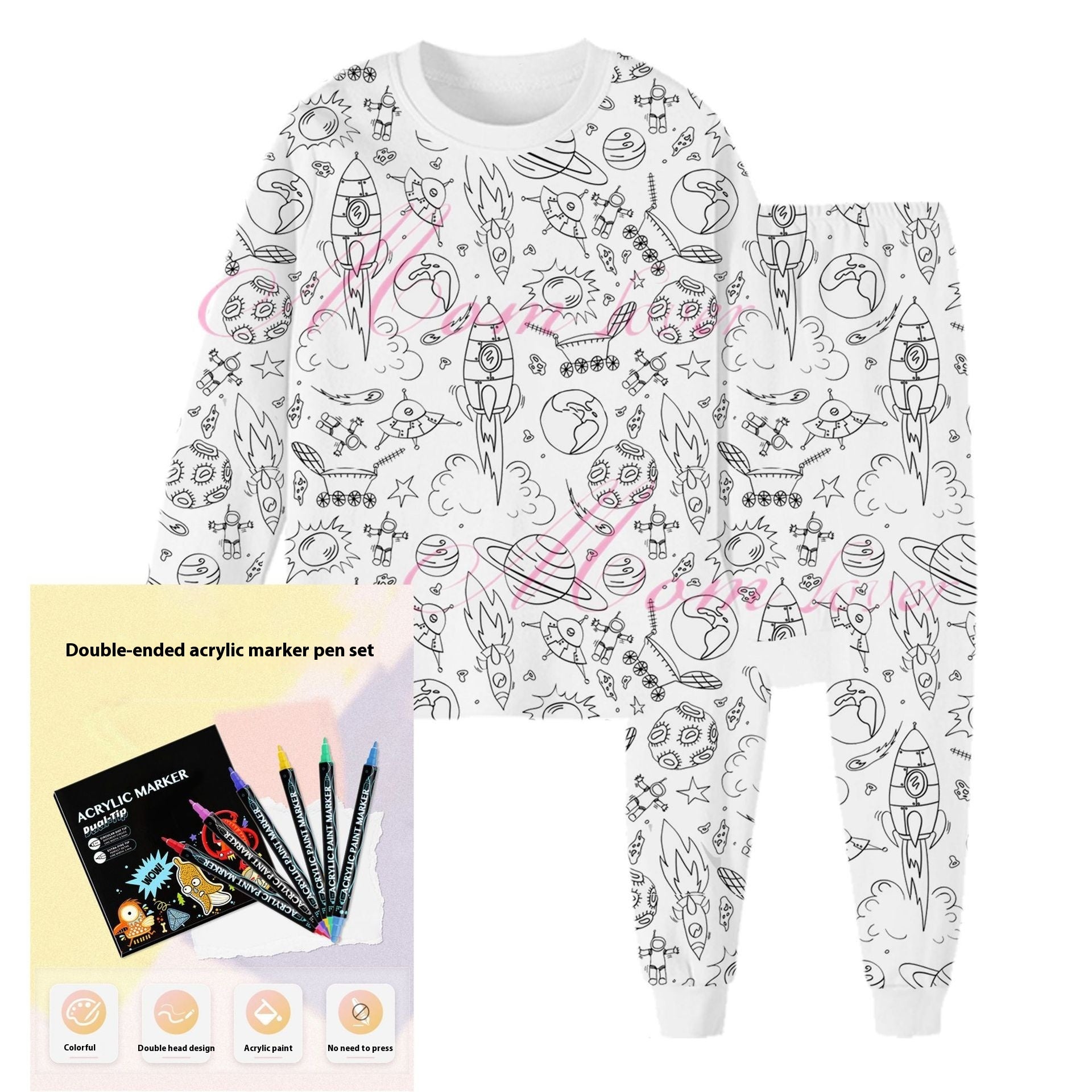 Children's DIY Hand-painted  Suit
